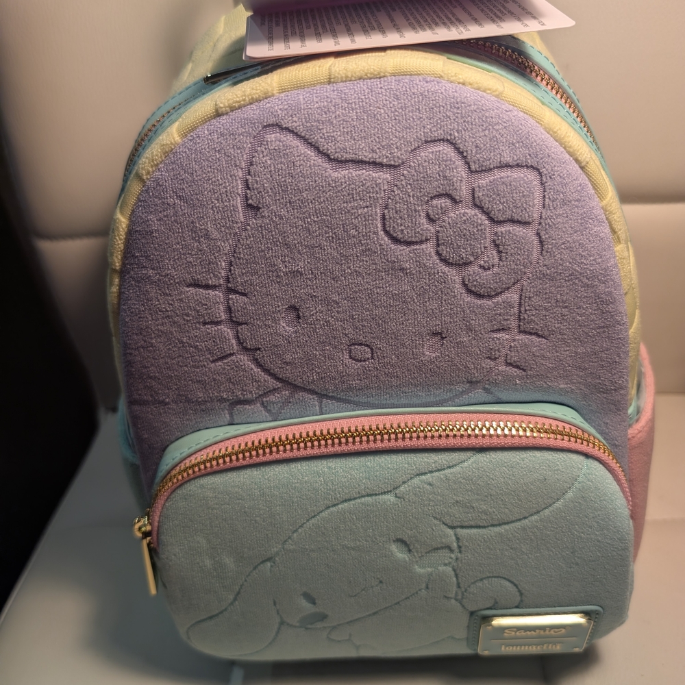 Sanrio loungefly (Comic Con 2025 Exclusive) Mini Backpack - Pastel Colors